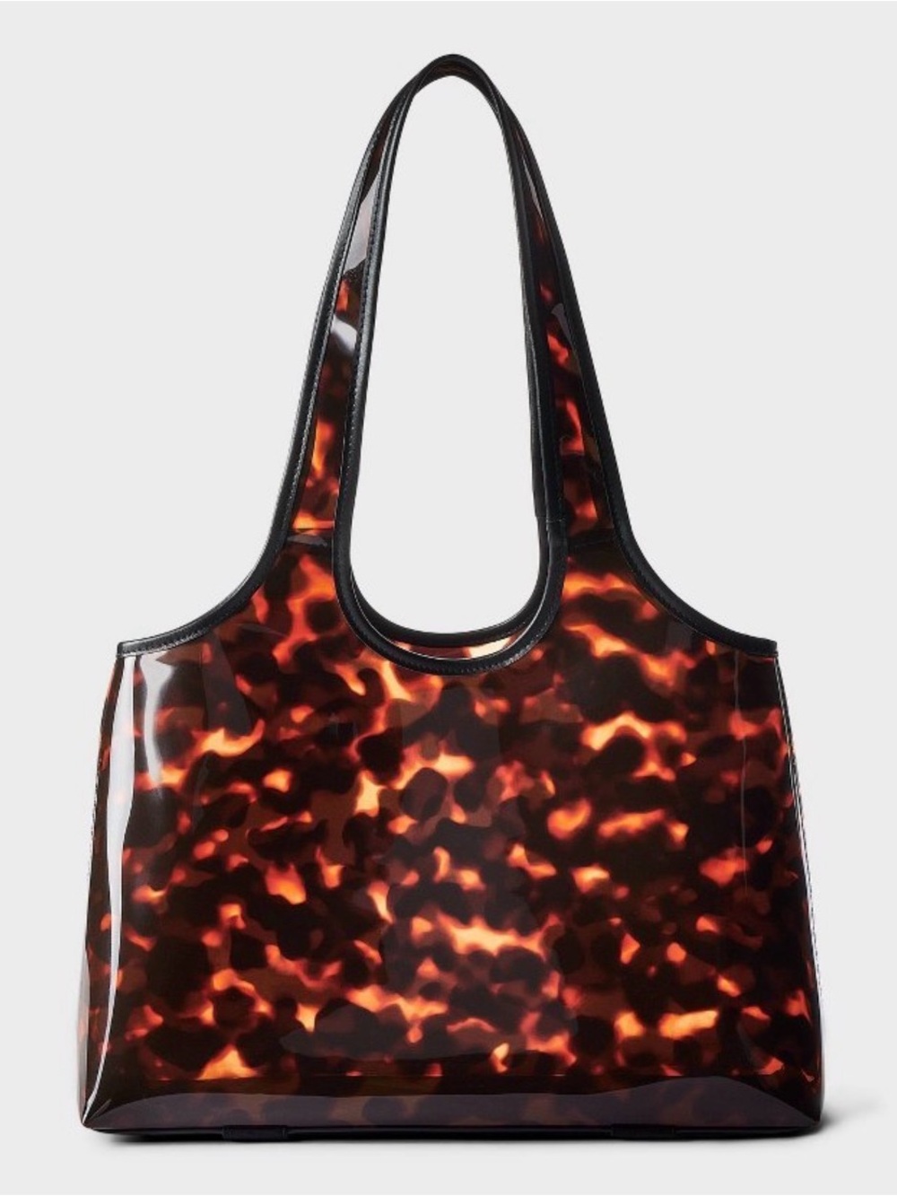 Shade & Shore Jelly Tote Bag in Tortoise. Brand New.